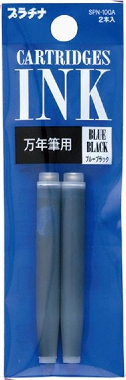 Platinum Naboje atramentowe PLATINUM, 2szt., granatowe