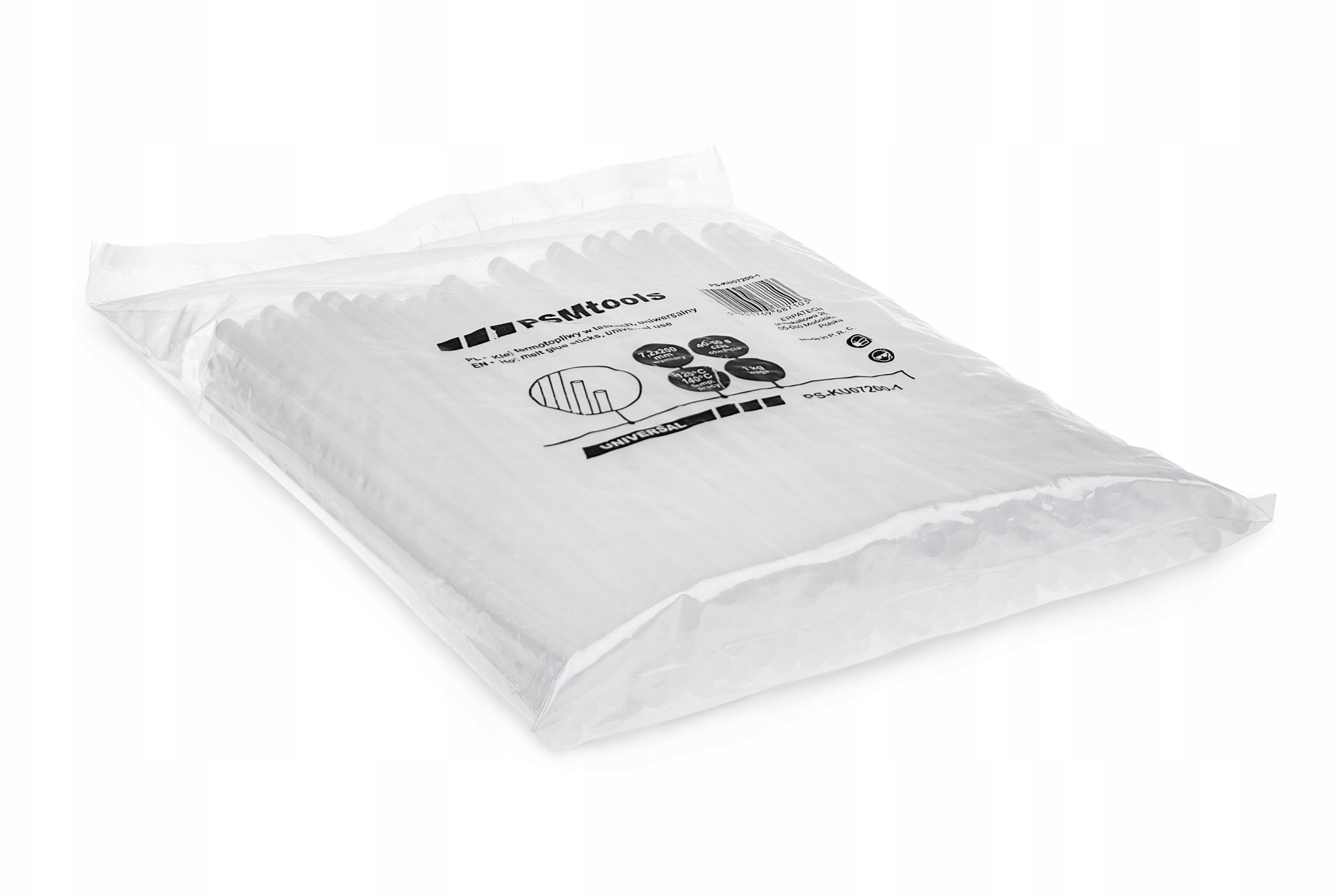 klej termotopliwy w laskach, uniwersalny, 7,2x200mm, 1 kg