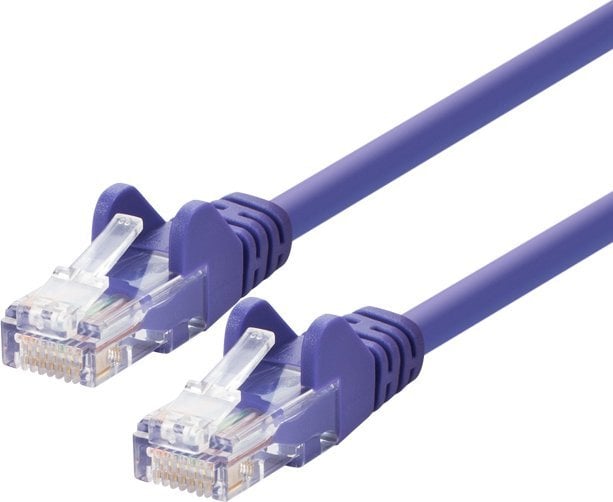 LOGON TCU55U0025P kabel sieciowy Fioletowy 2,5 m Cat5e U/UTP (UTP)