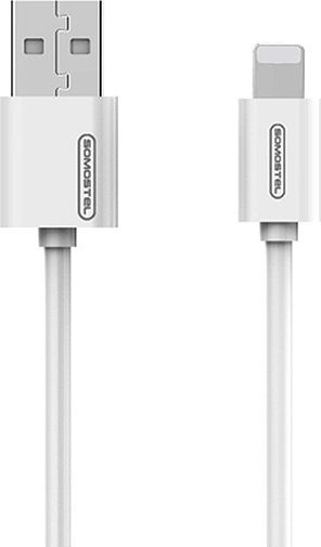 Kabel USB Somostel USB-A - Lightning 1.2 m Biały (27232)