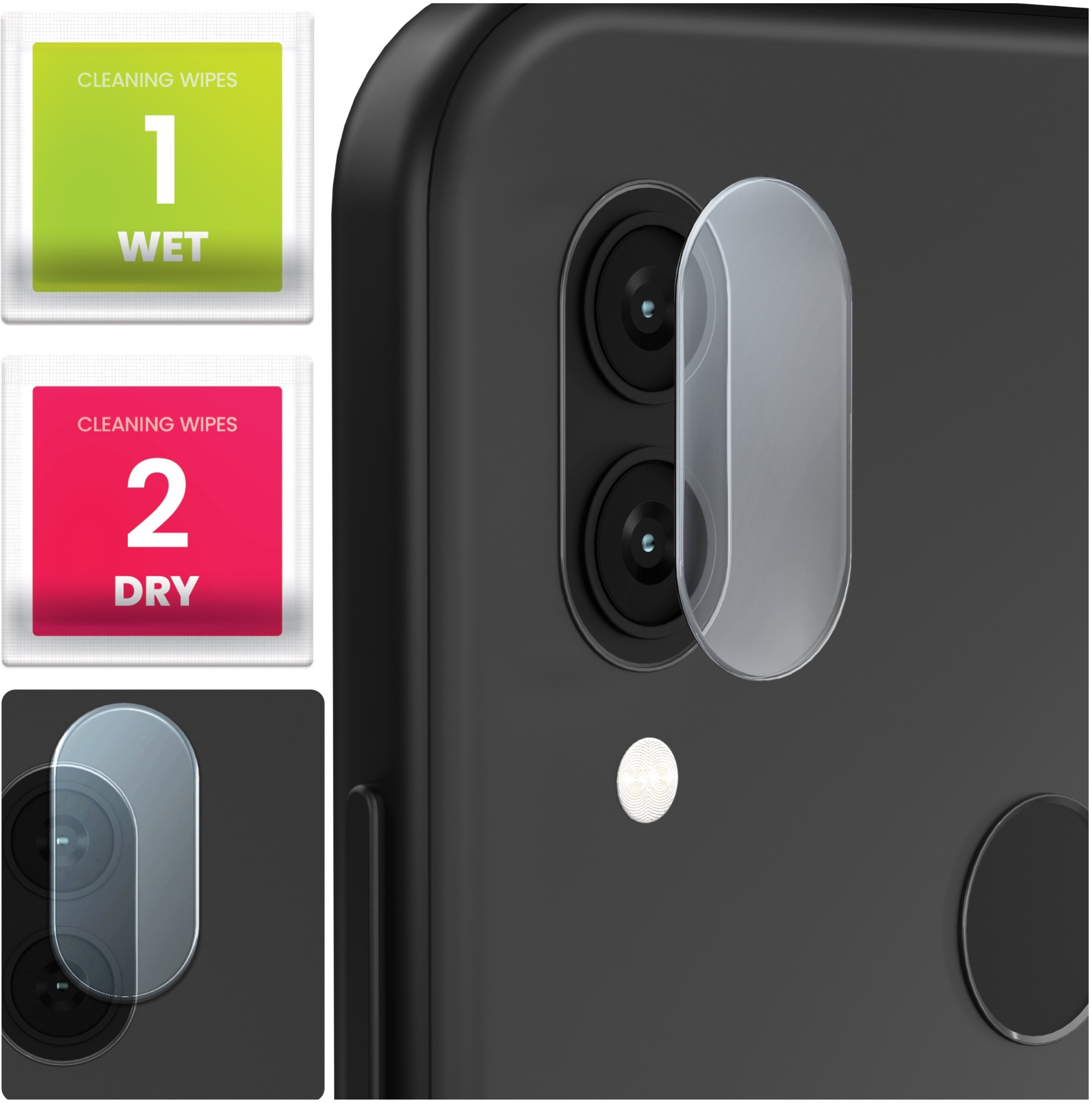 SZKŁO NA APARAT DO XIAOMI REDMI NOTE 7 SZKIEŁKO OCHRONNE NA OBIEKTYW KAMERĘ