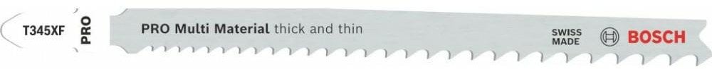 BOSCH BRZESZCZOT T PRO MULTI MATERIAL THICK AND THIN T345XF 132 mm /2szt.
