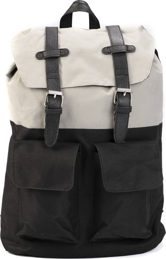 Active Sport Plecak miejski z paskami czarno-szary