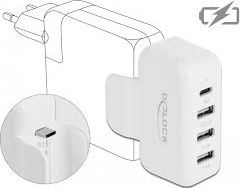 Ładowarka Delock 3x USB-A 1x USB-C 3 A (64079)