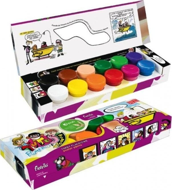 Farby plakatowe Tytus 20ml 12 kolorów FIORELLO