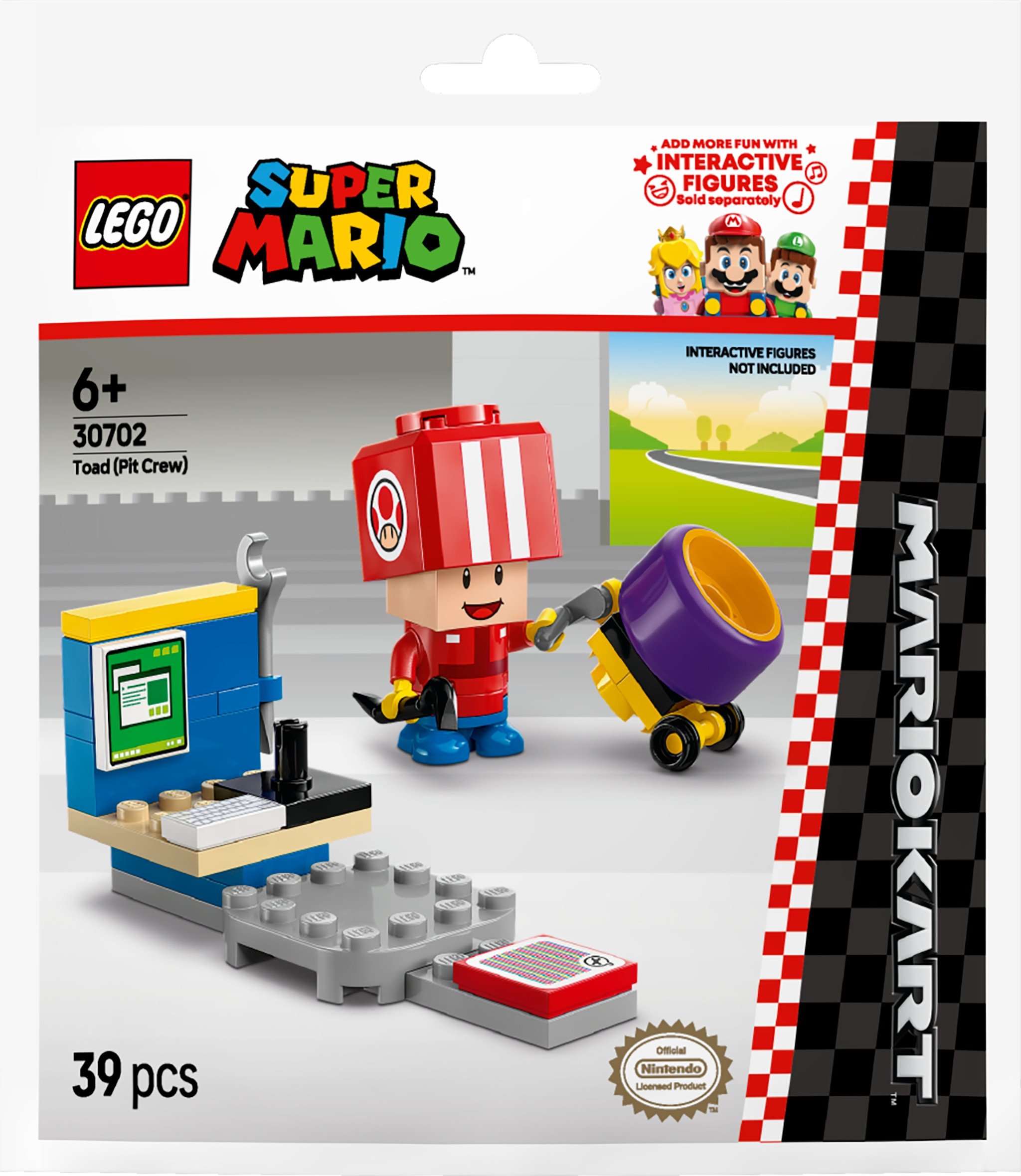 LEGO Super Mario Mario Kart™ – Toad (Pit Crew) (30702)