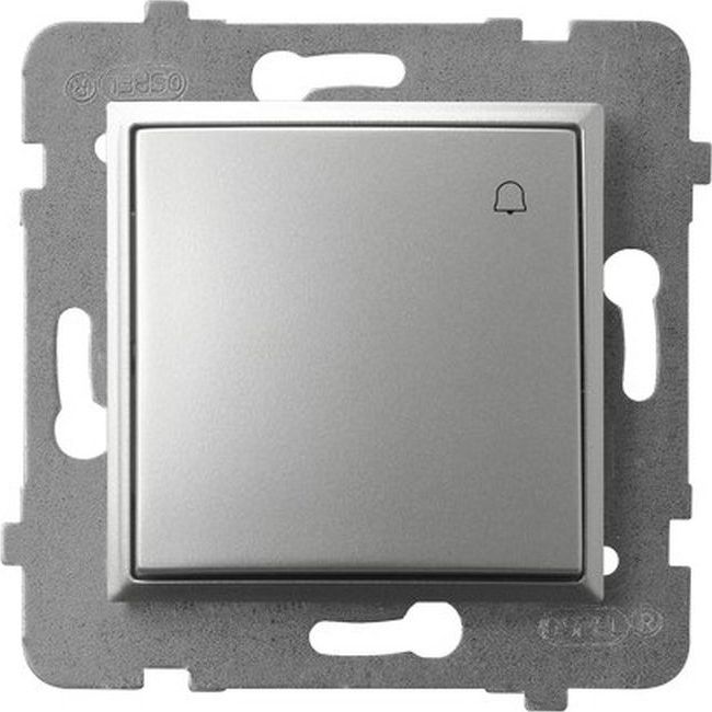 Ospel ARIA Przycisk /dzwonek/ srebro ŁP-6U/m/18