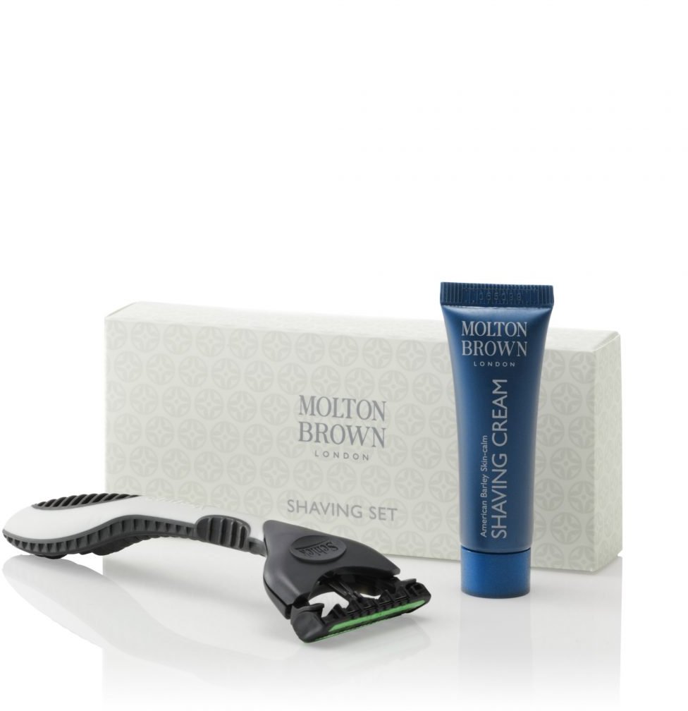 Molton Brown Shaving Kit Luxury Collection Set Molton Brown: Molton Brown, Shaving Razor, 1 Blade + Molton Brown, Shaving Cream For Men