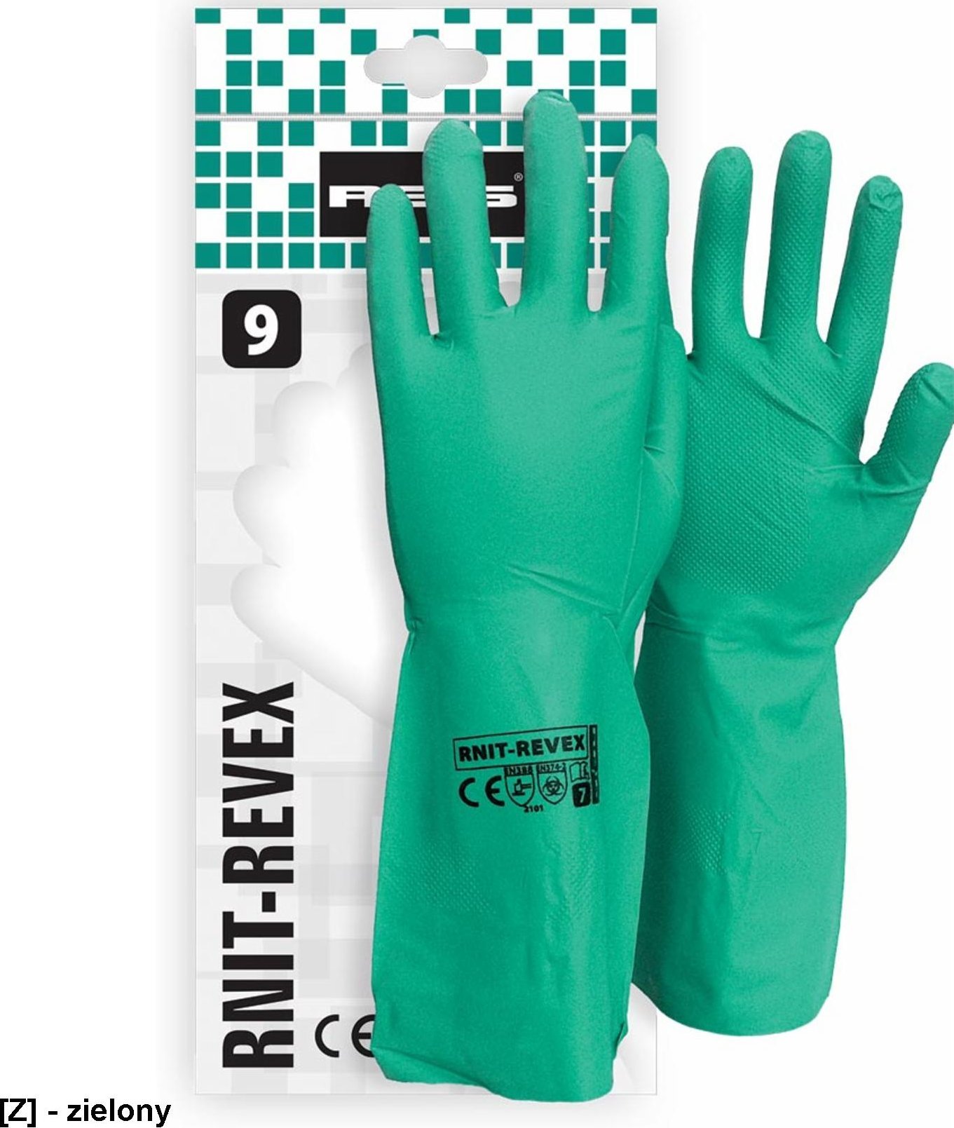 R.E.I.S. RNIT-REVEX - nitryolowe rękawice ochronne 9