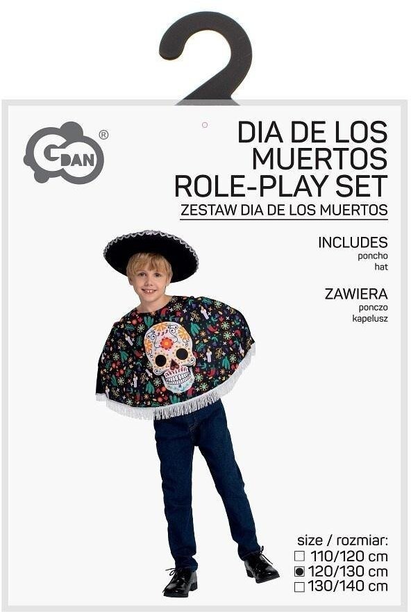 Strój dla dzieci Dia de los Muertos rozm. 120/130
