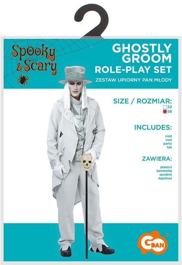 GoDan Strój dla dorosłych Upiorny Pan Młody rozm. 56