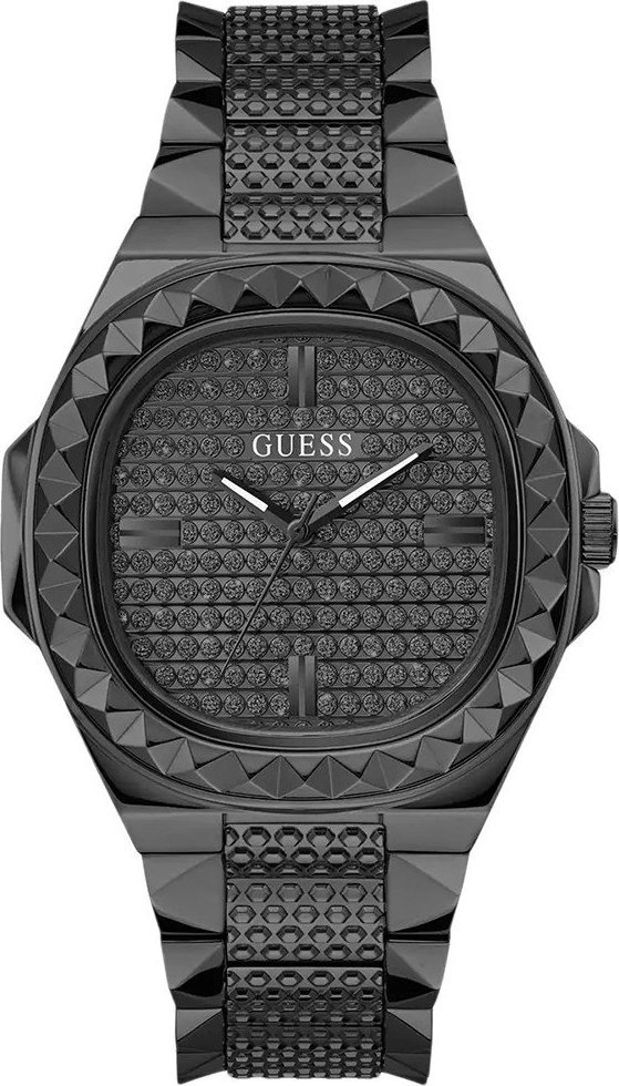 Zegarek Guess Zegarek męski Guess GW0622G2 CYRKONIE czarny