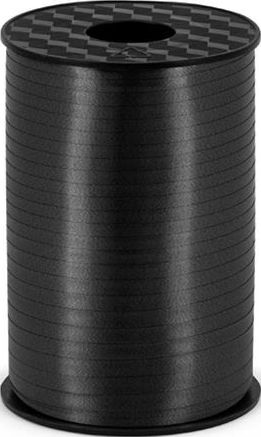 Party Deco Wstążka plastikowa do dekoracji czarna, 5 mm uniwersalny