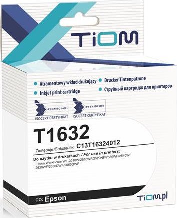 Tusz Tiom Tusz Tiom do Epson T1632 | C13T16324012 | 510 str | cyan