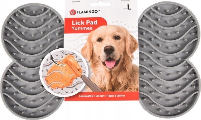 Sourcing LICK PAD SILICONE BONE PETROL 29.8CM