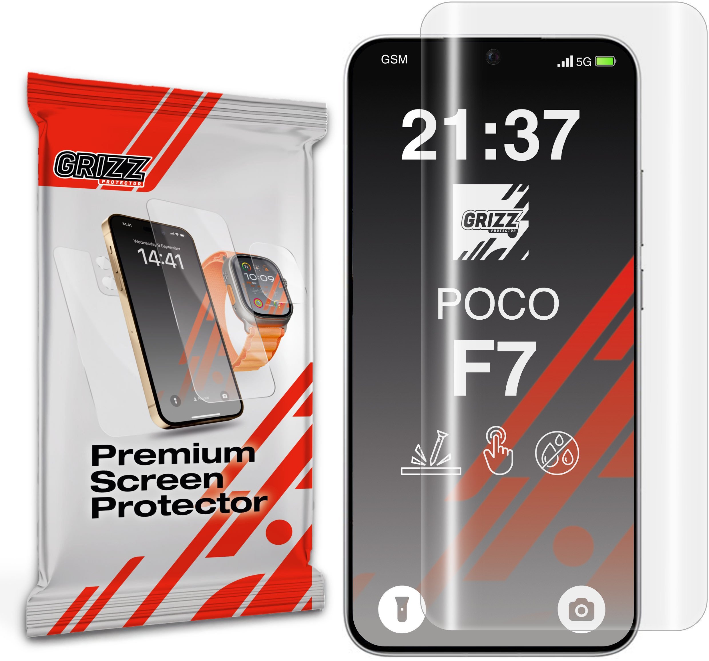 Folia hydrożelowa GrizzGlass Hydrofilm do Xiaomi POCO F7 5G