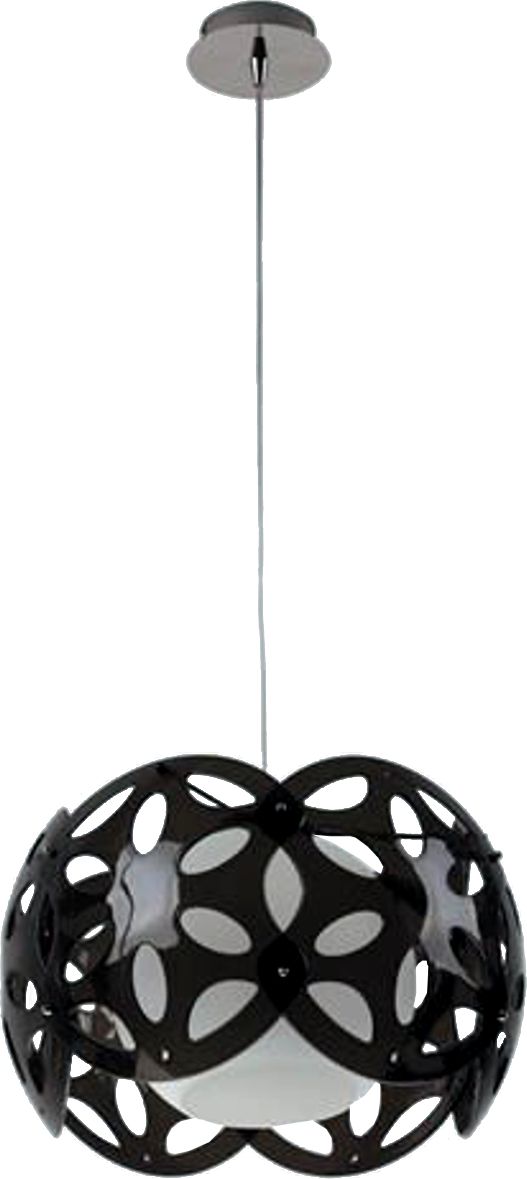 Lampa wisząca KAJA OŚWIETLENIE Lampa sufitowa BONA-B czarna wisząca E27 60W Vitalux