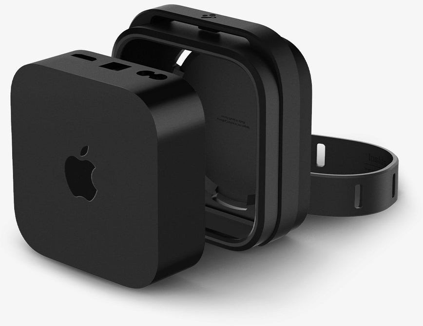 Spigen Silicone Fit Mount, black - Apple TV 4K 3th Gen (2022)