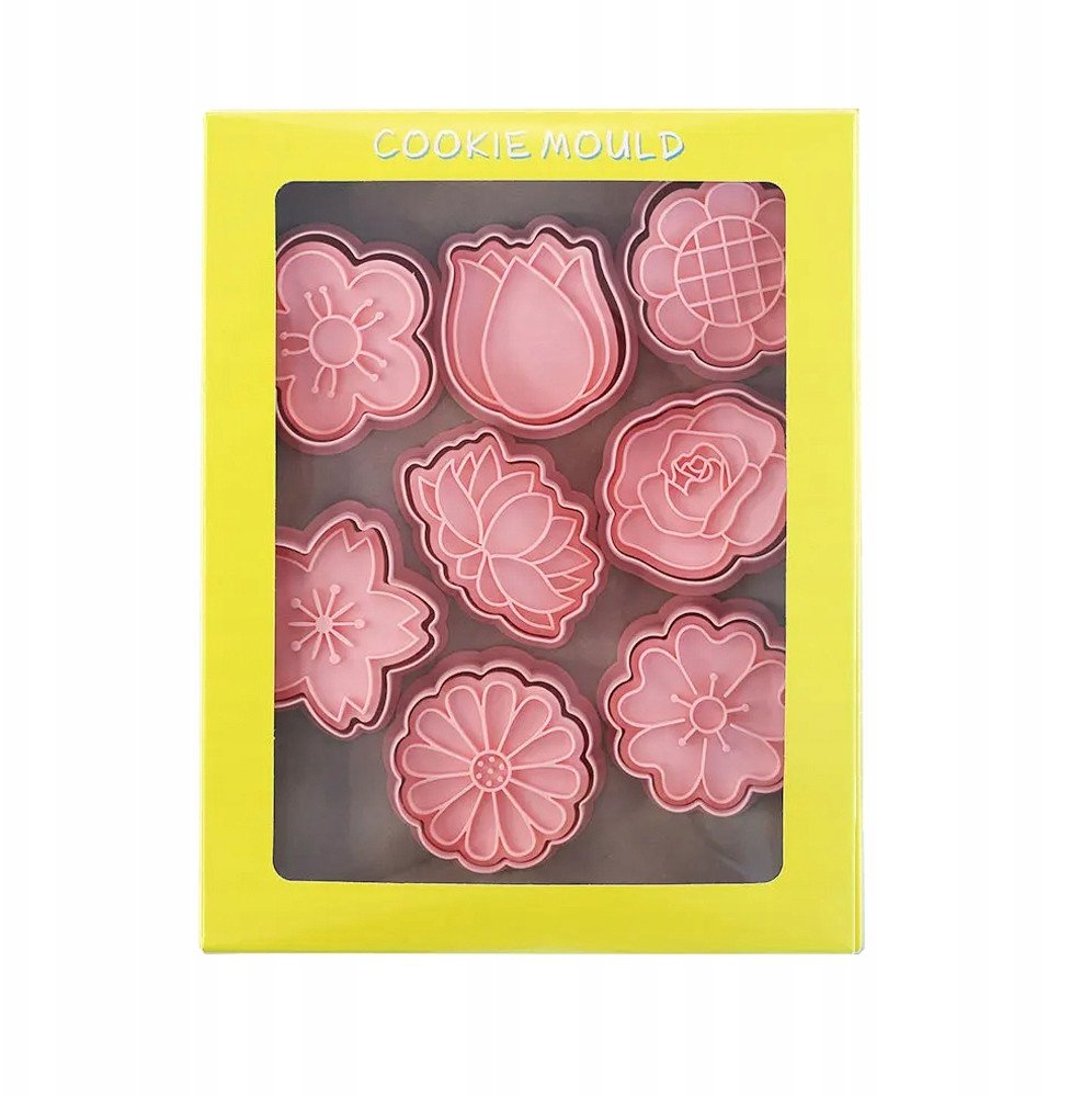 Foremki do Ciastek Kwiaty Flowers foremka do wycinania Ciasteczek 8szt