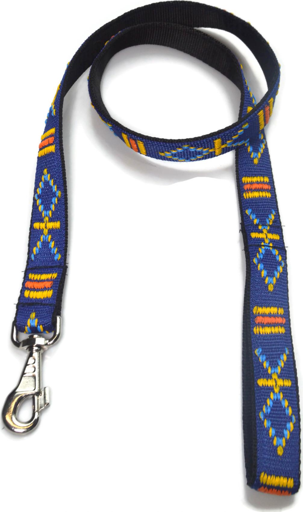 Alizoo Podwójna smycz dla psa indiańska 30mm/130cm - ALIZOO