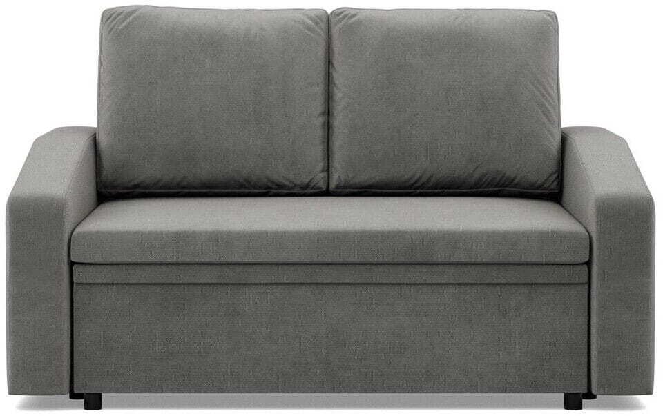 Adams Group Sofa z funkcją spania, BLOM, velvet, 148x87x90 cm, jasnoszary