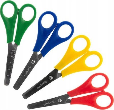 Polsirhurt Nożyczki szkolne praworęczne z podziałką 13 cm