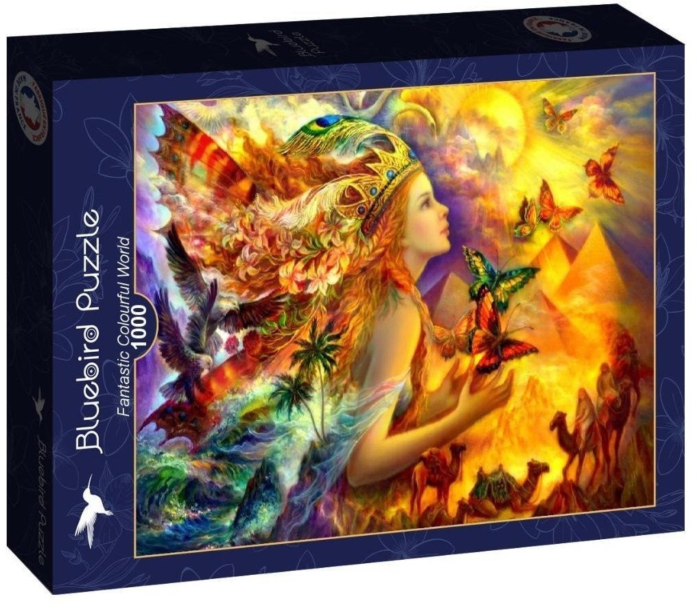 Puzzle 1000 Fantastyczny kolory świat