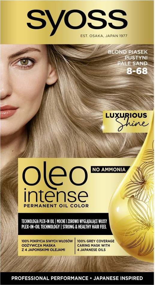 Schwarzkopf Schwarzkopf Syoss Farba do włosów Oleo 8-68 Blond Piasek Pustyni 1op.