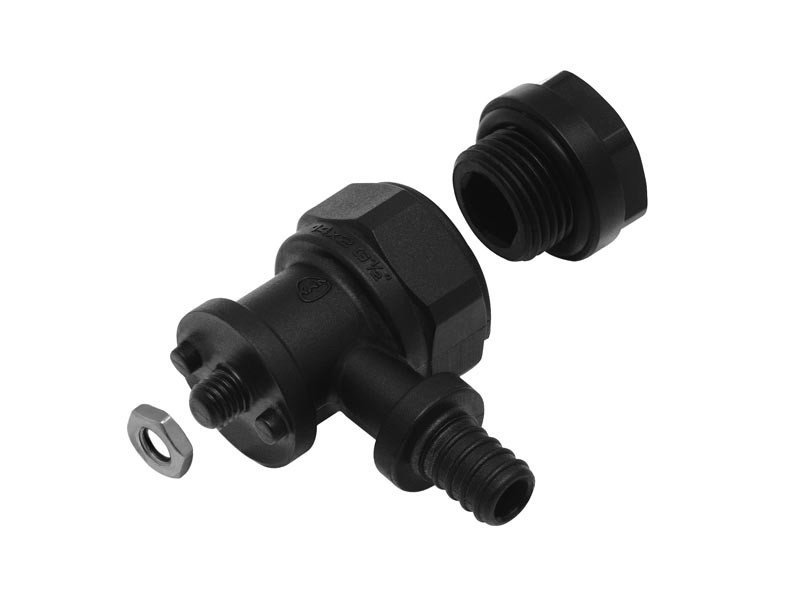 KAN-therm Podejście do baterii 14x2mm G1/2" PUSH z korkiem tworzywowym krótkim - 9017.000