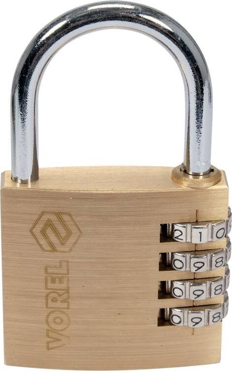Toya VOREL KŁÓDKA MOSIĘŻNA SZYFROWA 50mm