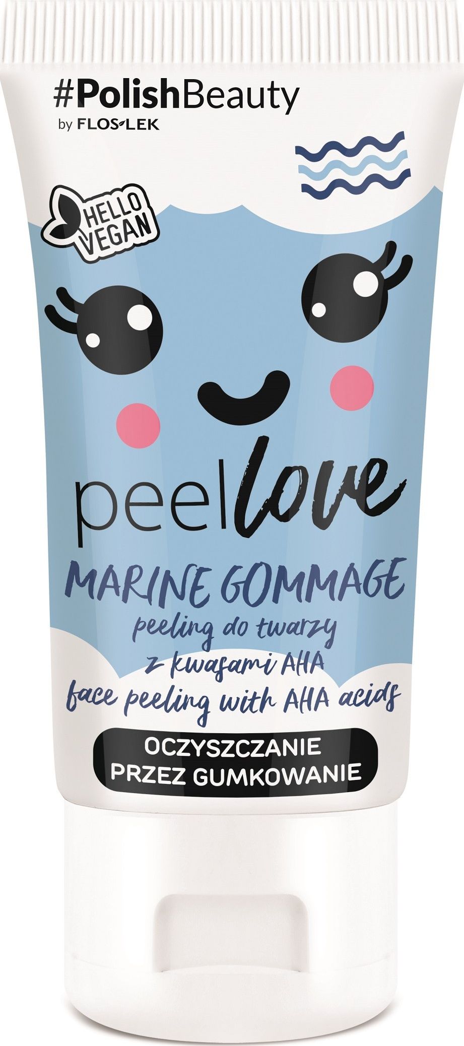 Floslek Peeling do twarzy z kwasami AHA Marine Gommage 75 ml