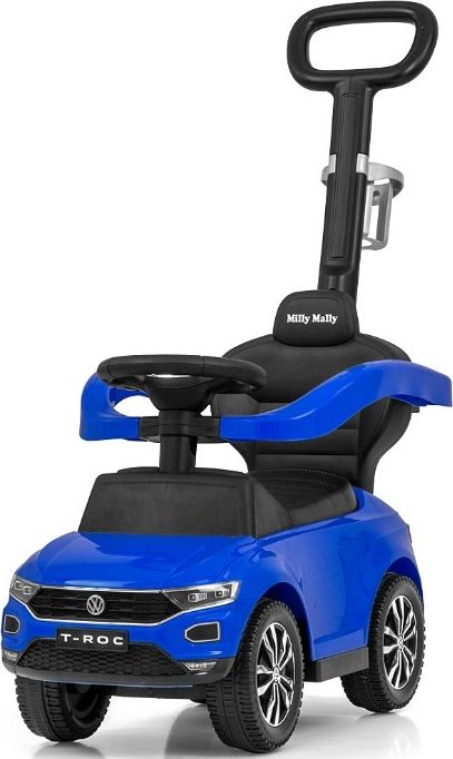 Milly Mally Jeździk Pojazd z rączką Volkswagen T-ROC niebieski