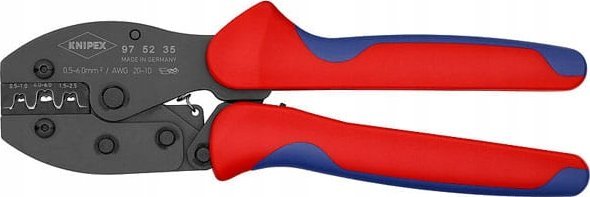 Knipex KNIPEX PreciForce crimping pliers 97 52 35 (red/blue, crimping 0.5 - 6.0mm2, F-crimp)