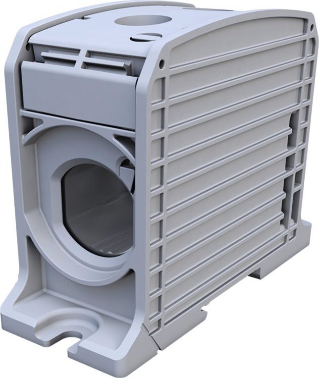 Simet Złączka szynowa gwintowa Al/Cu STB 300 (87910) SIMBLOCK szary 81301002