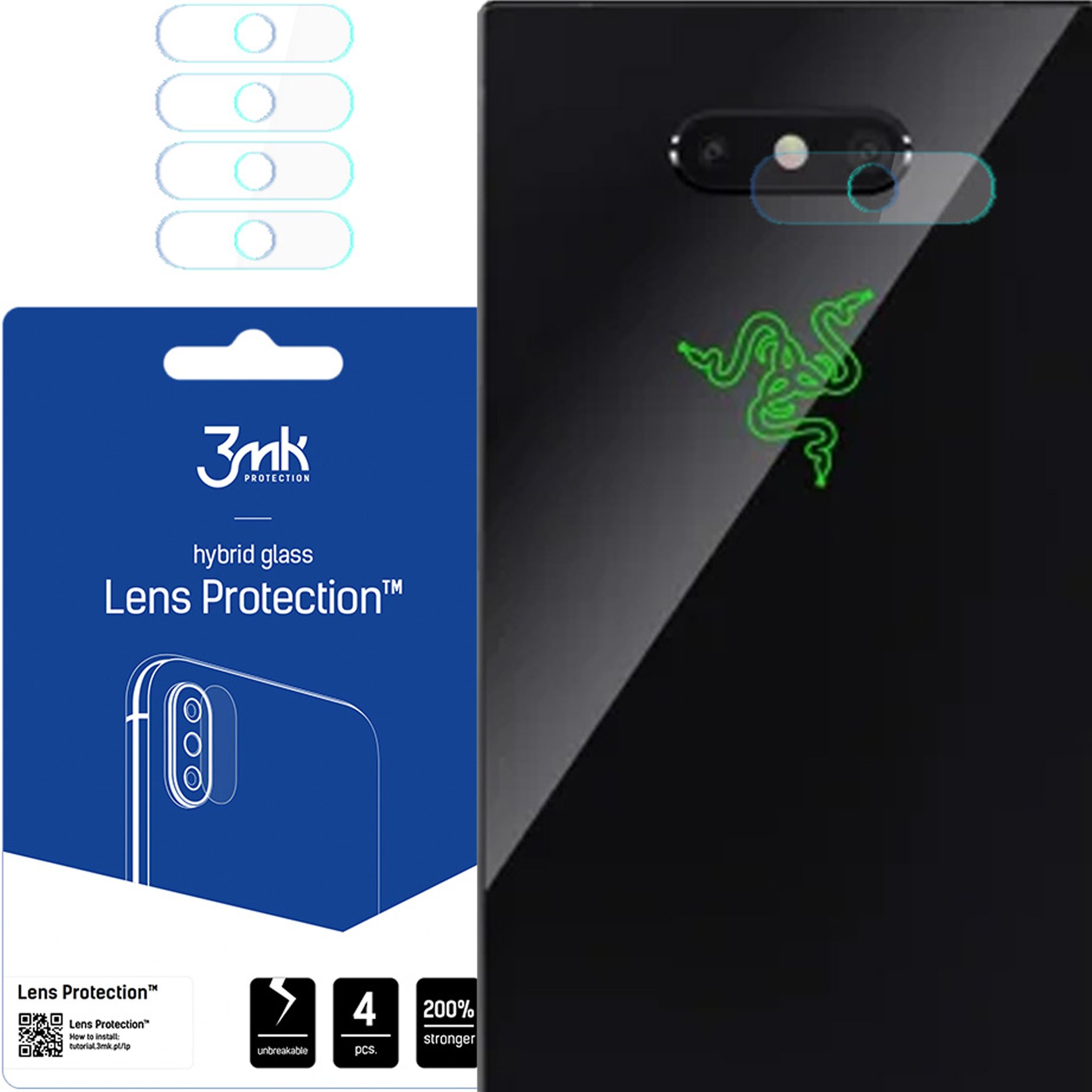 RAZER PHONE 2 - 3MK LENS PROTECTION
