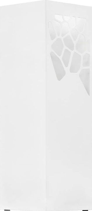 Elior Biały prostokątny parasolnik z wzorem - Taso 2S