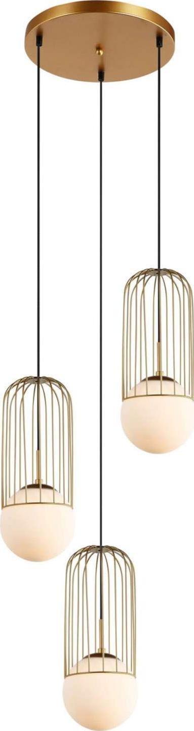 Lampa wisząca Italux Matty MDM-3939/3 GD