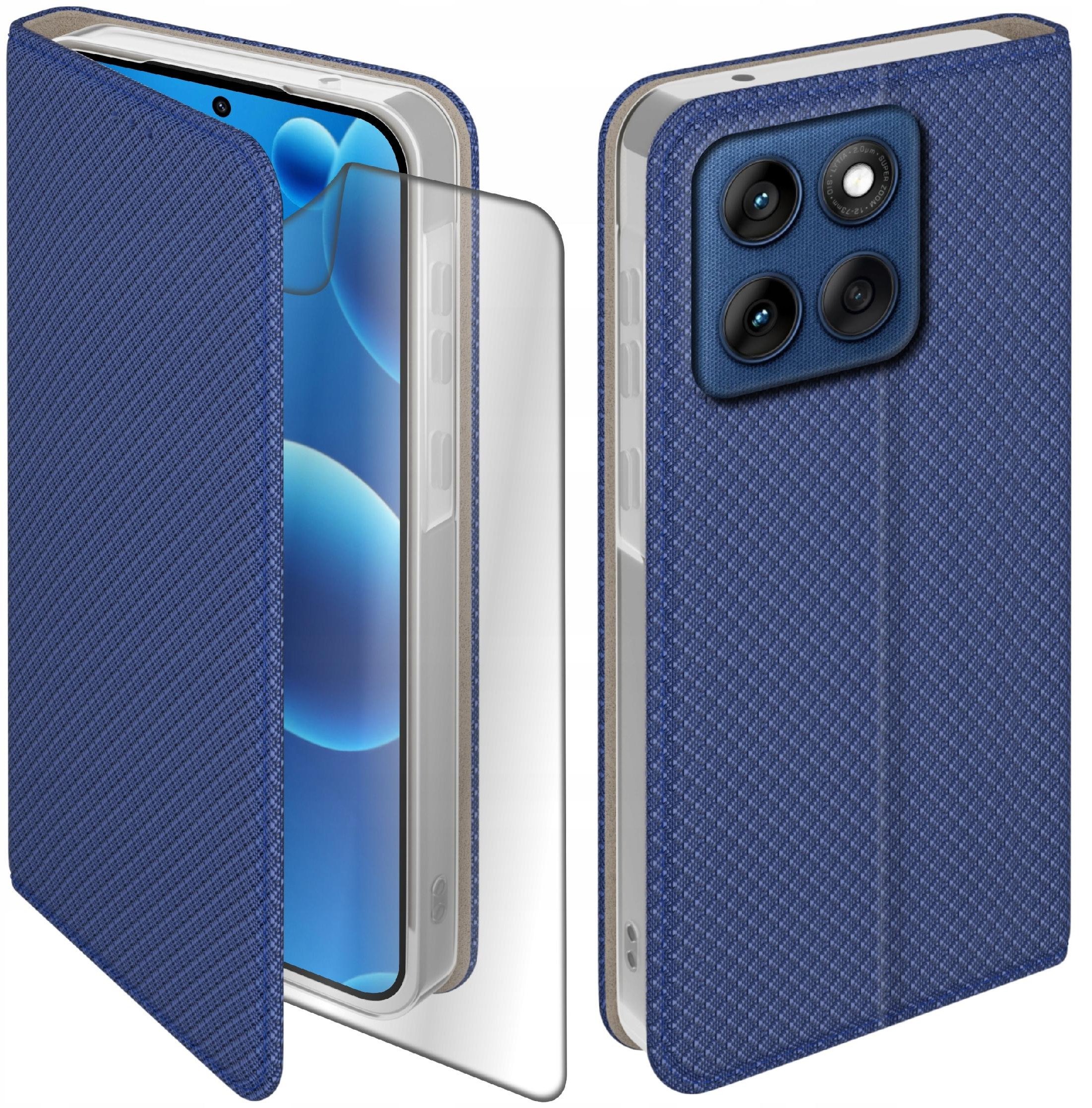 Etui z klapką do Motorola Edge 60 | 60 Fusion Zamykane Futerał + Folia