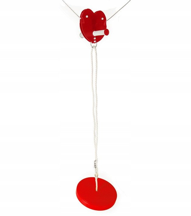 Zjazd linowy 35 metrów z siedziskiem Czerwony Tyrolka