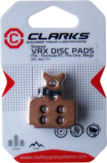 Clarks Okładziny hamulcowe FORMULA (One, R1, Mega, RX, R0, T1) metaliczne spiekane