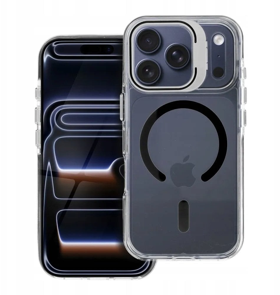Futerał LENS MAG COVER kompatybilny z MagSafe do IPHONE 15 PRO MAX czarny