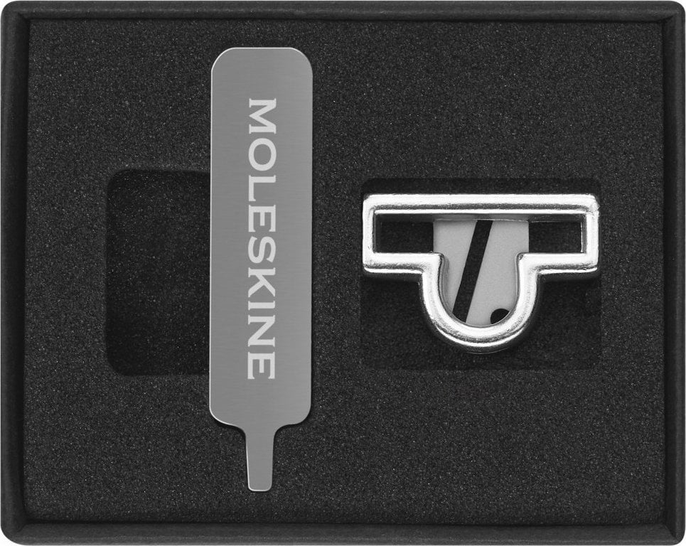 Moleskine Przypinka MOLESKINE, waga, srebrna