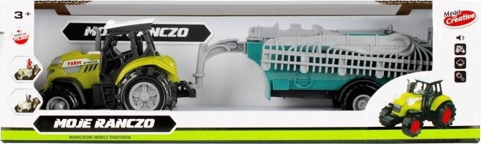 Mega Creative Traktor z akcesoriami Moje Ranczo