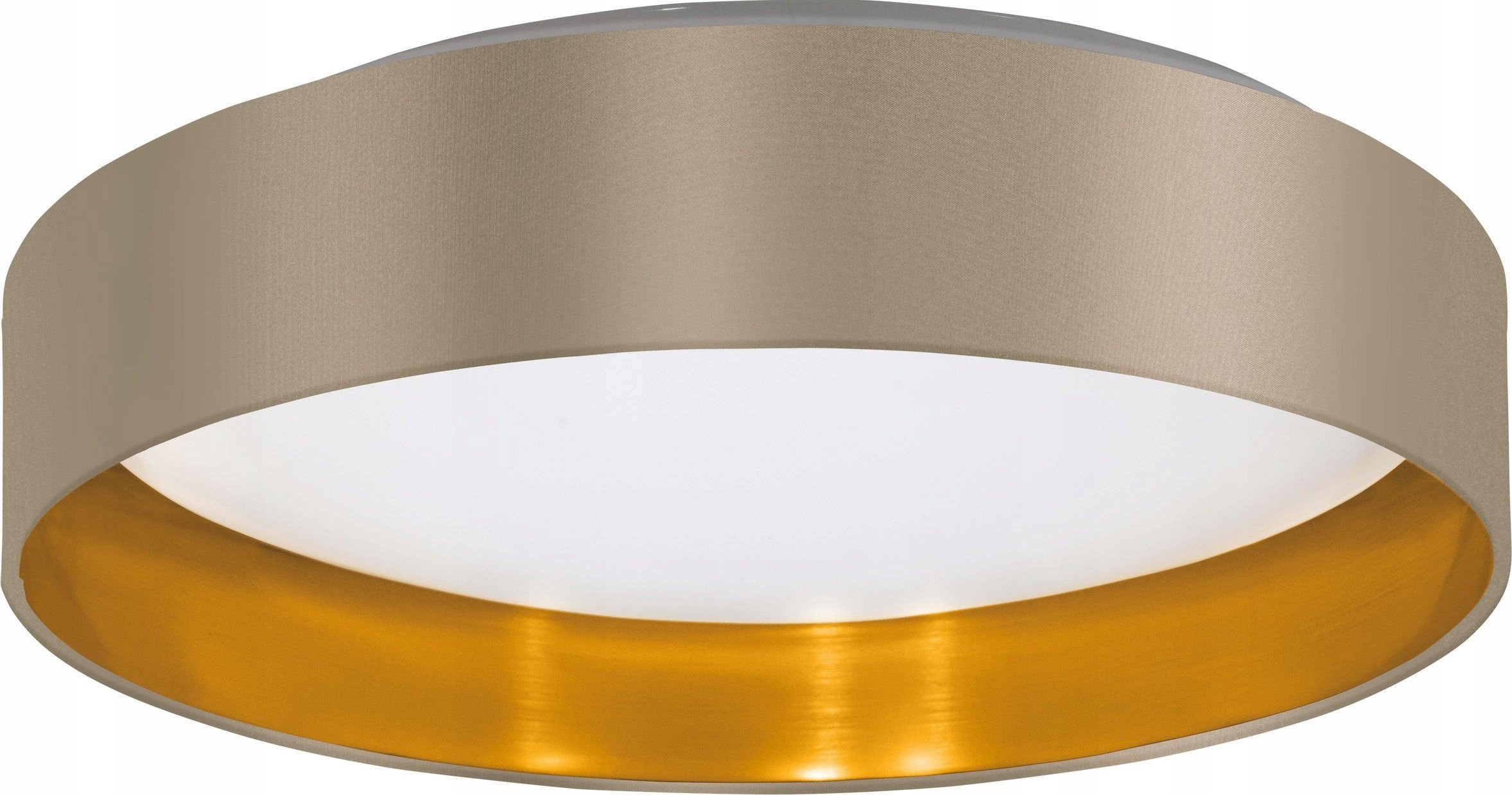 Lampa sufitowa EGLO Eglo Maserlo 2 99541 plafon lampa sufitowa 1x24W LED popielaty/złoty