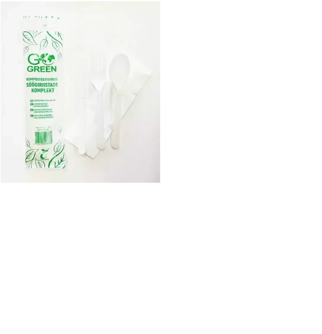 Pagano Zestaw sztućców kompostowalnych Go Green* / 0 015kg 4743115008764