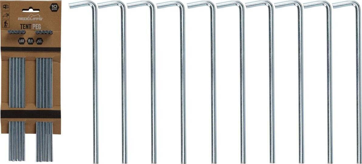 Redcliffs ŚLEDZIE DO NAMIOTU 23CM KPL. 10SZT METAL REDCLIFFS