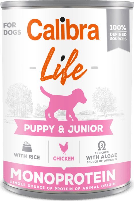 Calibra CALIBRA Dog Life Puppy & Junior Chicken 400g