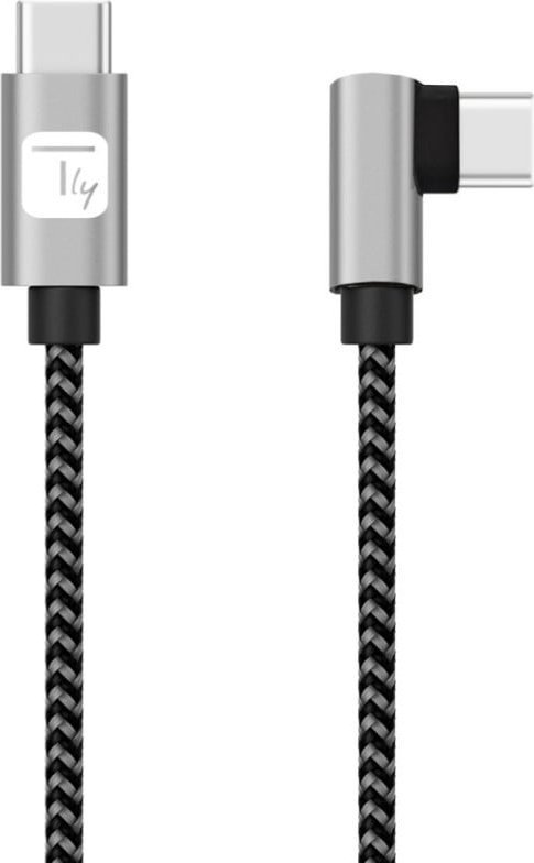 Kabel USB Techly USB-C - USB-C 2 m Czarno-szary (ICOC MU2CC9-020-AL)