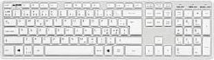 Klawiatura Jobmate Matting 508103 klawiatura USB QWERTY Skandynawia Srebrny, Biały