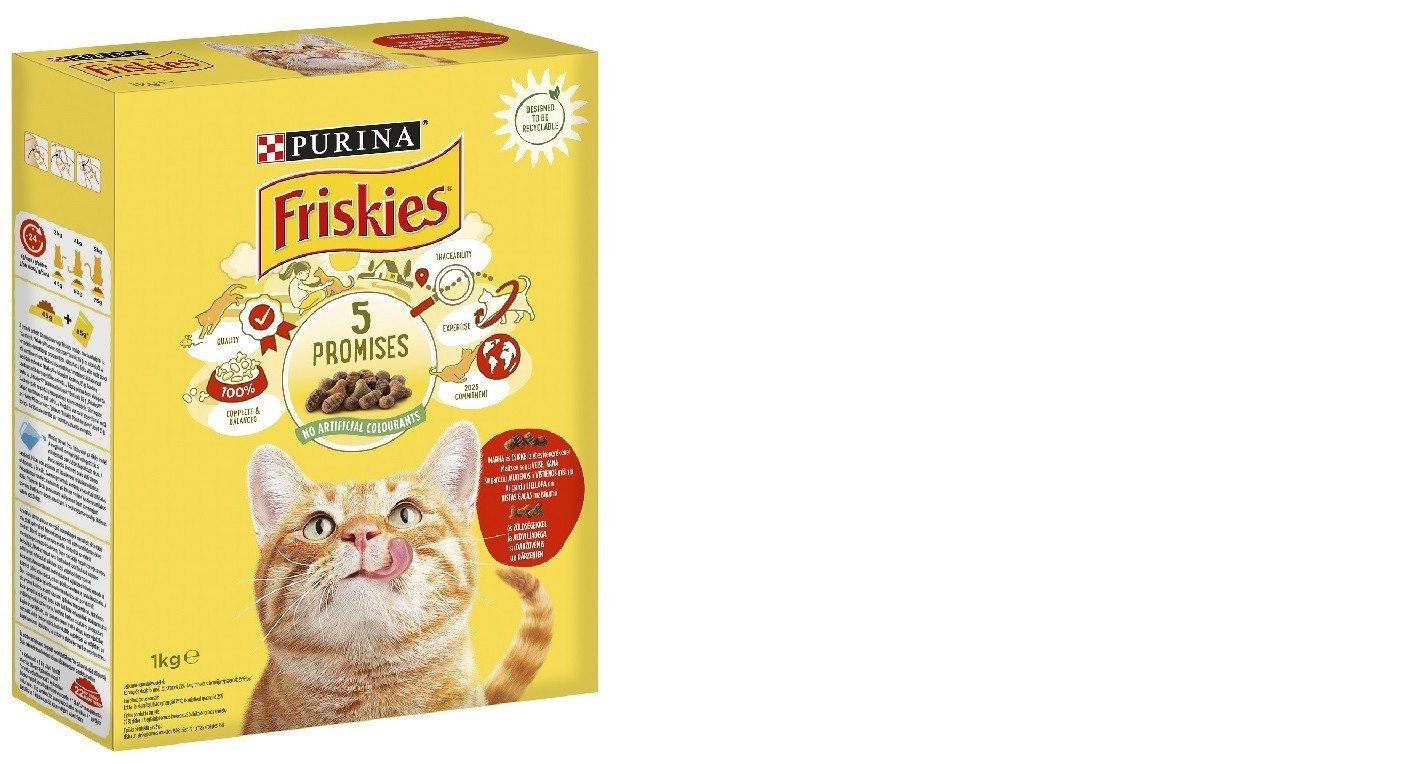FOOD FRISKIES DRY CAT BEEF 1 KG